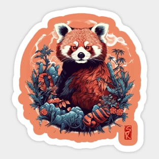 Red panda Sticker